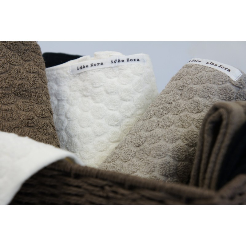 今治タオル フェイスタオル イデアゾラドット ブラック