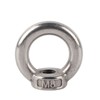 10Pcs Lifting Eye Nut Stainless Steel Ring Shape Fastener Tools