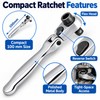 Double-Head Mini Ratchet Wrench – Fast Reversible Socket Tool for
