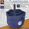 Graintex 18 Pockets Grab Bag Rip-stop Canvas Drawstring Closure, Small