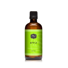 P&J Fragrance Oil | Apple Oil 100ml - Candle Scents for Candle Making, Freshie Scents, Soap Making Supplies, Diffuser Oil Scents
