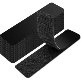 16 Sets Hook and Loop Tape Sticky Back1 in.x 4 in. Double-Sided Adhesive Strip