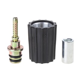 XROLAND High Pressure Washer Hose Insert Fittings Car Washer Water Cleaning Hose Pipe Fitting TwistConnector Quick Fixing, Inner Wire M22 Ferrule 15