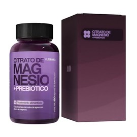 Citrato de Magnesio 490 mg, 120 Cápsulas con Tarjeta Incluida Nutrabasics