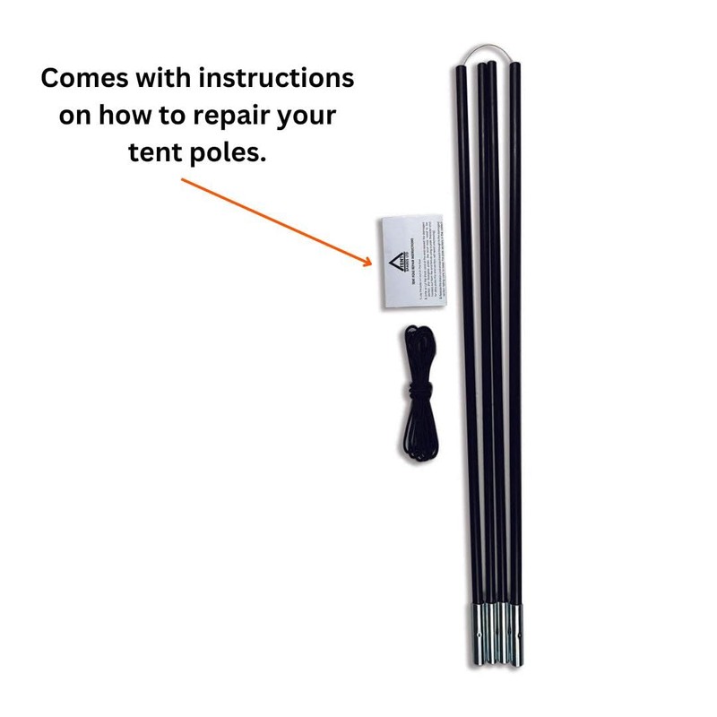 TentSpares - Kampa Brean 3 Tent Fibreglass Tent Pole Repair