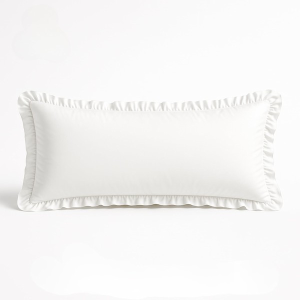 Empire Linen | Ruffled Body Pillowcase | Cotton Satin Weave