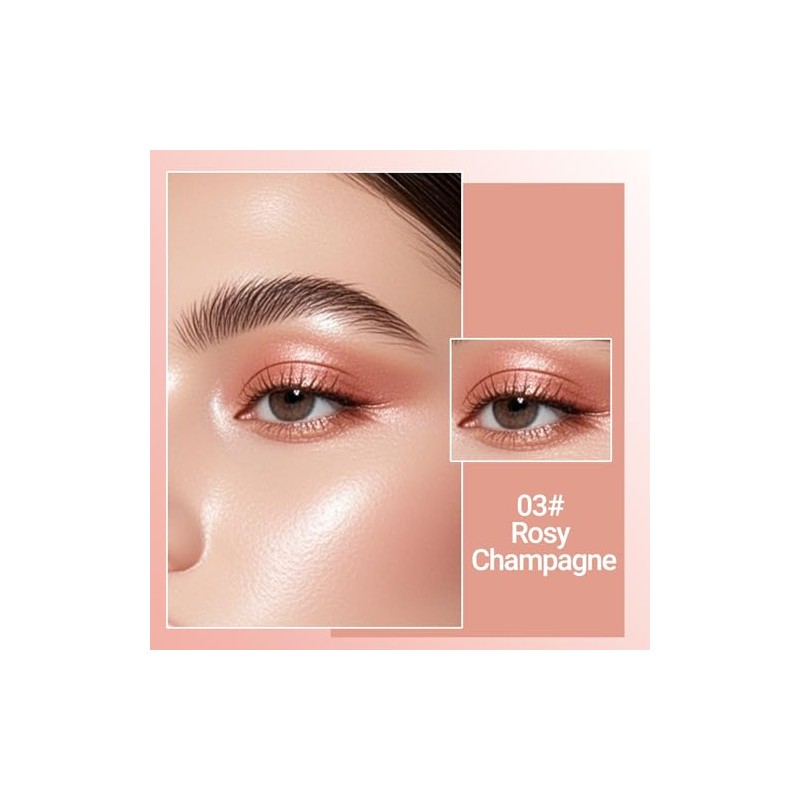 Erinde Monocromo Sombras Para Ojos Matte, Resistente al Agua, E03
