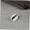 Outanaya 2PCS Adjustable Sliding Shower Door Bottom Guide for Frameless
