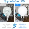 KLY Ceiling Fan Light Bulb E12, 4000K Natural Daylight Candelabra