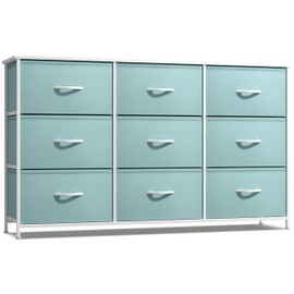 Sorbus Kids Dresser with 9 Drawers - Storage Unit Organizer Chest for Clothes - Bedroom, Kids Room, Nursery, & Closet