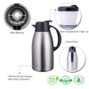 GiNT Stainless Steel Thermal Coffee Carafe, Double Walled Vacuum Water