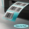 OausTect Thermal Labels 2.25 x 1.25, White Blank Thermal Printer