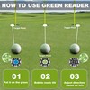 Lousrnman Green Reader, 3 Pcs Golf Ball Marker for Putting
