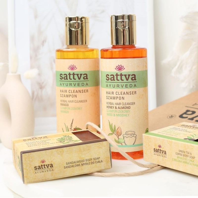 Sattva Shampoo - Sensitive Natural Cosmetics with Herbs for Shine