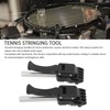 1Pair Black Badminton Stringing Clamp Tennis Flying Clamp Recket Starting