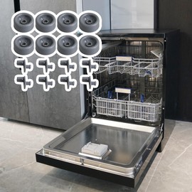 BQLZR 45 x 20mm Gray WD12X10136 Dishwasher Roller Wheels Dishwasher Lower Rack Roller Replace WD12X10136 AP3676228 WD12X10107 Pack of 8