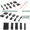 329PCS Weather Pack Connectors Kit, 23 Sets Waterproof Connector 1/2/3/4/6