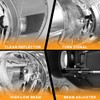 WEELMOTO Headlight Assembly for 2006-2008 Dodge Ram 1500/2500/3500; 2009 Ram