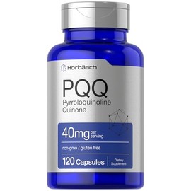 Horbäach PQQ 40 mg 120 Cápsulas - Vitalidad - Memoria - Resistencia - Hecho en USA