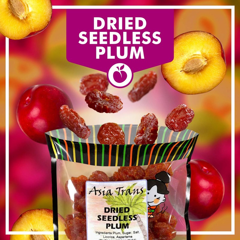 Crack Seed Dried Seedless Plum | Asian Style Preserved Plums