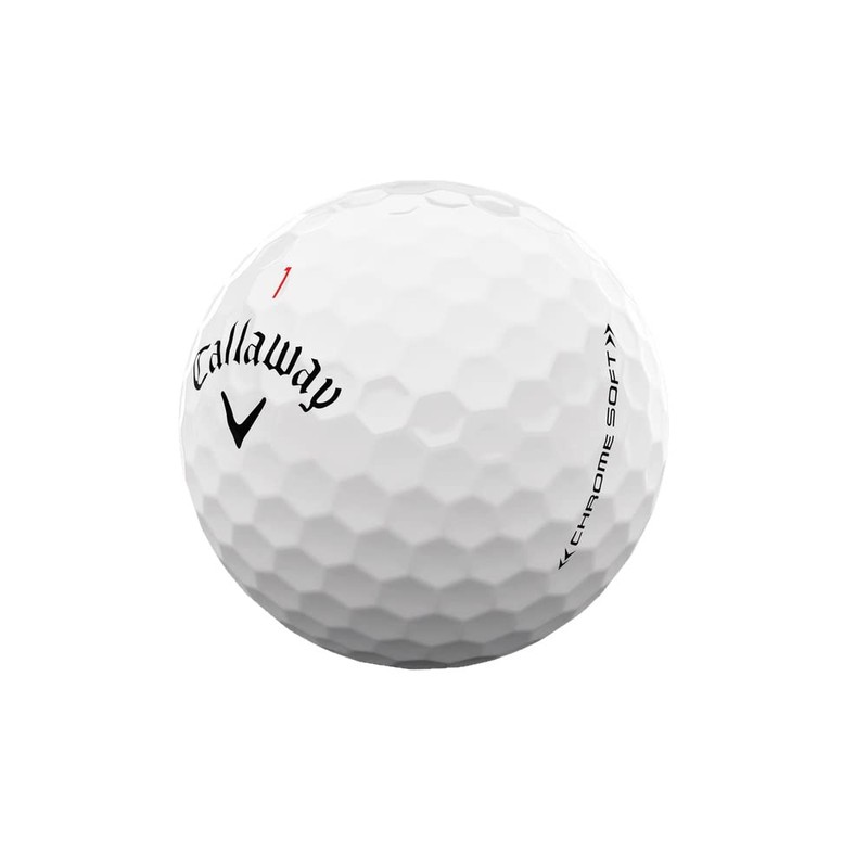 Callaway Golf Chrome Soft Golf Balls (Chrome Soft, White,Standard)