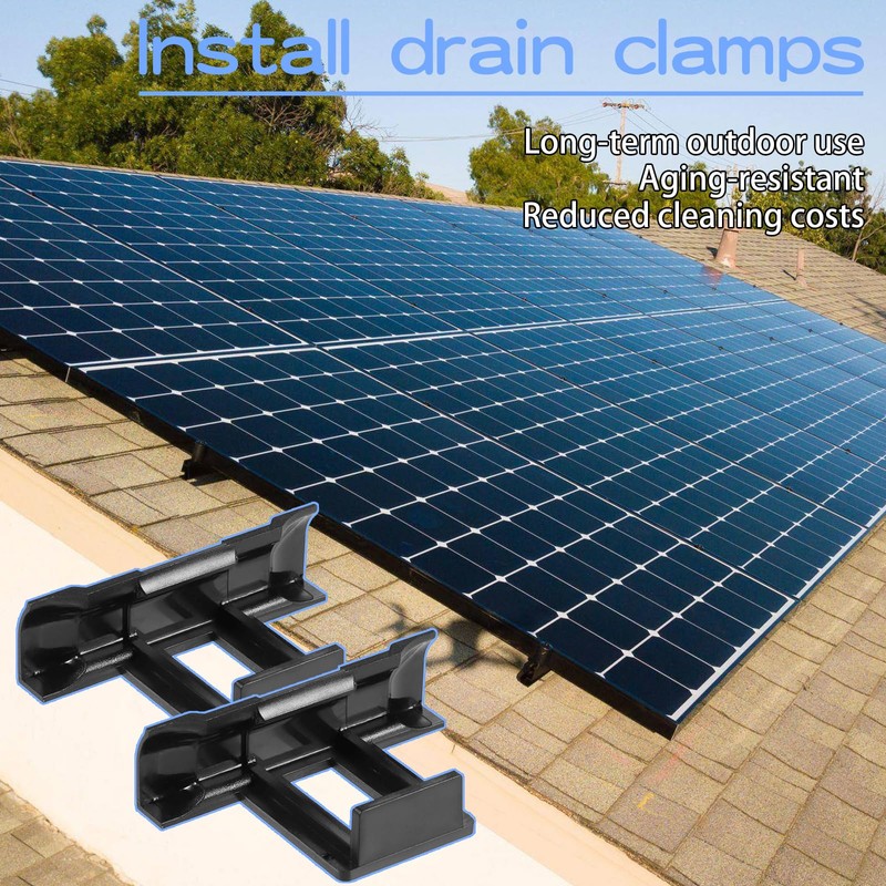 YUZHEDM Pack of 30 Solar Panel Holder 35 mm, Solar