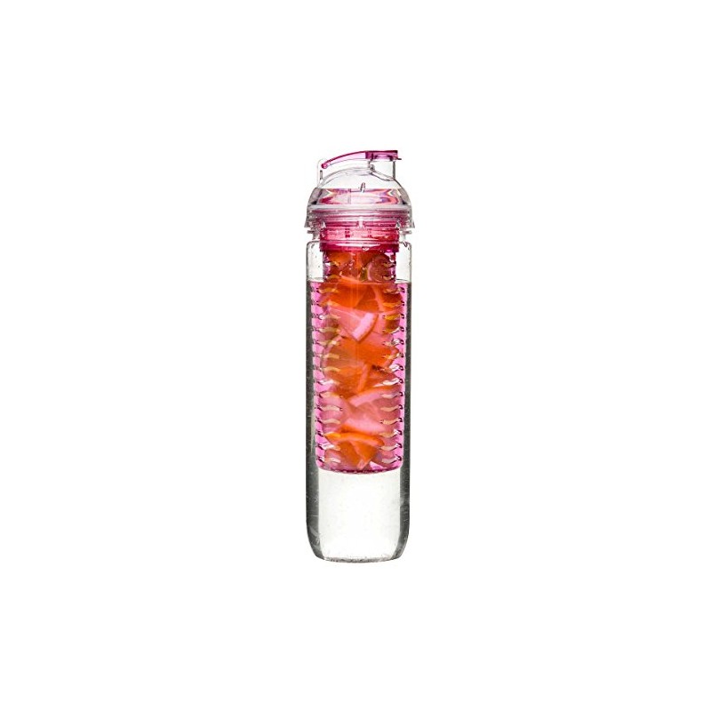 Sagaform Bottle, Pink, 27.2 x 7.4 x 7.4 cm