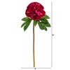 Nearly Natural 20in. Peony Artificial Flower (Set of 3)