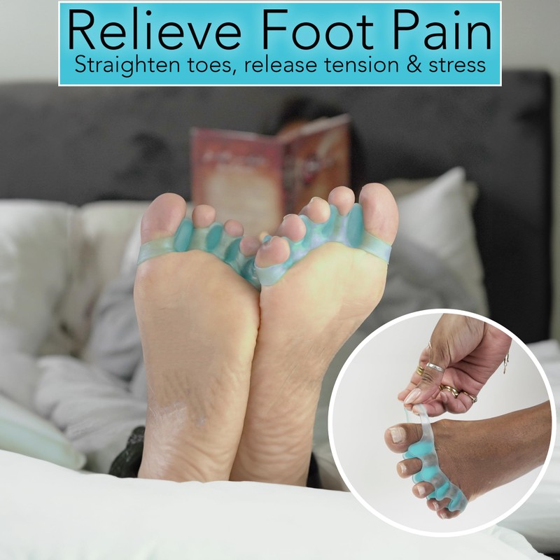 Toe Separators (3 Pairs Blue) - Help Relieve Foot Pain