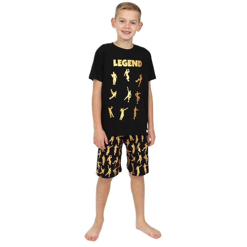 ThePyjamaFactory Emote Legend Dance Gaming All Over Gaming Black Gold