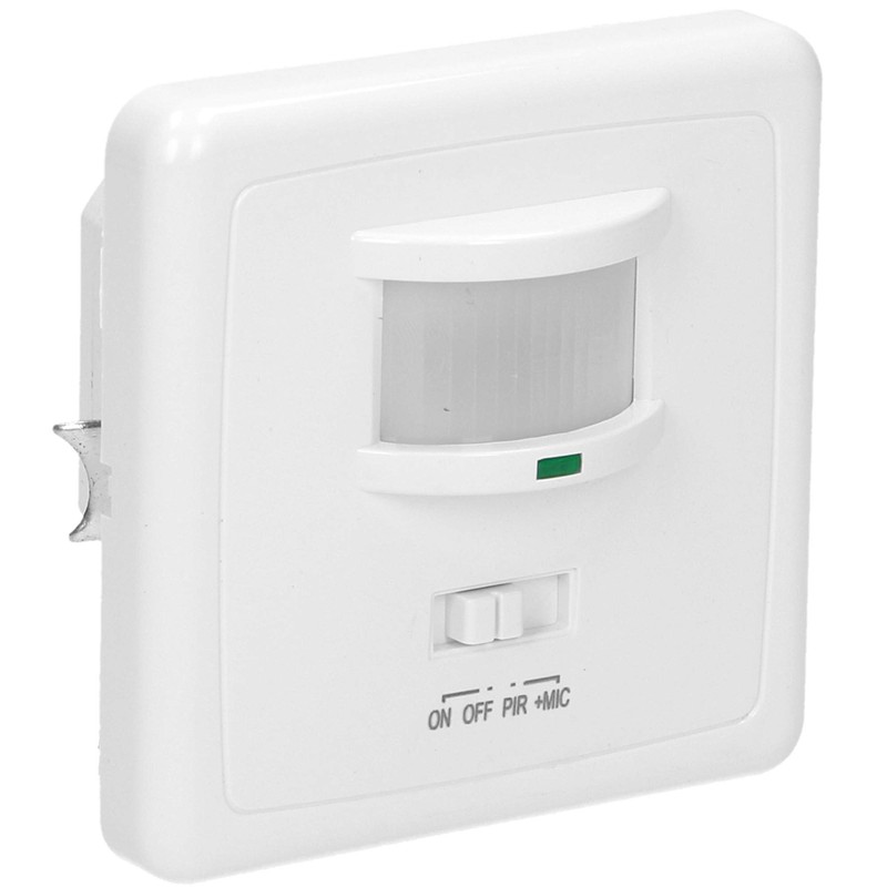 ORNO OR-CR-206 Flush-Mounted Indoor Motion Sensor with Light Switch and