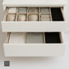 Bermondsey Division Set of 6 Drawer Organiser Stone Divider Drawer