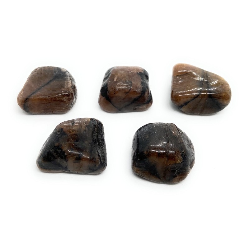 Chiastolite Medium Crystal Tumble Stone - 1 Pc