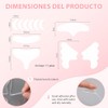 11PCS Parches de Silicona,Colágeno,Contorno de Ojos Antiarrugas Humectantes