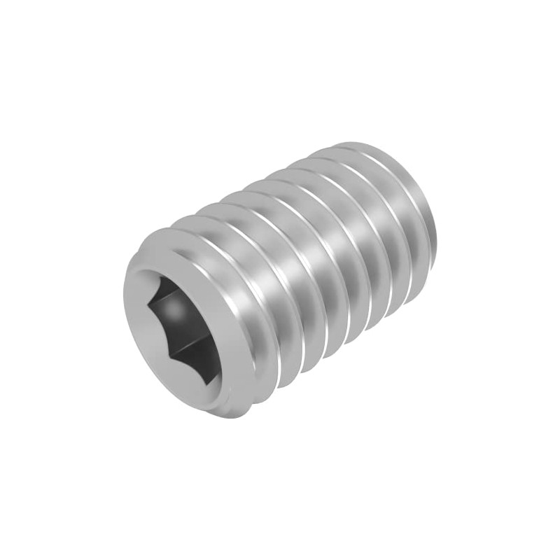 SECCARO 20 Pcs M4 x 6mm Round Point Set Screw