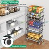 OKZEST 5 Tier Fruit Basket for Kitchen, Stackable Bins Wire