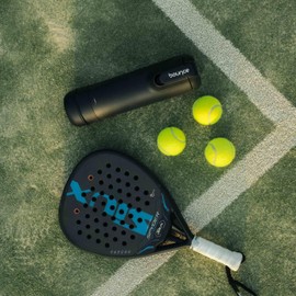 Bounce Tube Padel - Pressure Tank for Padel - 3x Longer Ball Life - Maintain Bounce - Integrated Pump - Made in France