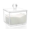 MINGHU Monolayer Transparent Multi-Function Cubes Acrylic Cotton Swab Cotton Ball
