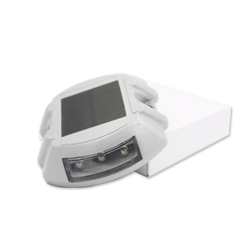 Waterproof LED Solar Deck Lights, 1 Pack Warning Step Lights