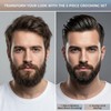 5 Pcs Slick Back Hair Brush Set for Men, 2