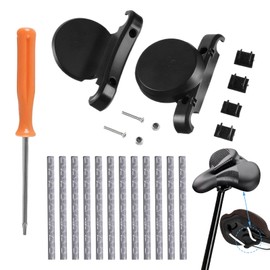 Rbleote Bicycle Compatible with Airtag Hide, Anti-Theft Compatible with Airtag Holder, Durable, Theft Proof and Hidden, Secure Protection, Includes 12 Reflective Spokes