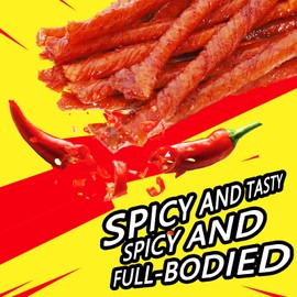 Latiao Spicy Strips, 2 Packs Latiao hot strip, Spicy Sticks Chinese Snacks, 3.84oz/pack 辣条