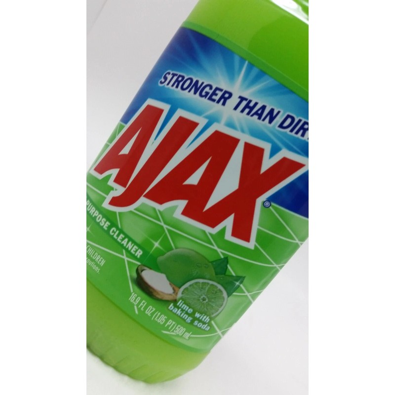 Ajaxx (LOT 4 Bottles) Ajax LIME w/ Baking Soda All