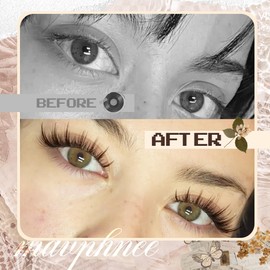 Brown Eyelash Clusters Manga Lash Clusters Spiky Cluster Eyelash Extensions Dark Brown Anime Individual Lashes Fairy Cluster Lashes Easy Application for Beginners (10-16MM, C-Curly)