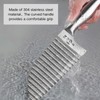 Stainless Steel Crinkle Cutter - Wavy Vegetable & Fruit Knife