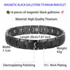 Magnetisches Armbandï¼Herren Magnetarmband, Titan Stahl Magnettherapie Armband, Voll Magnetisches Armband