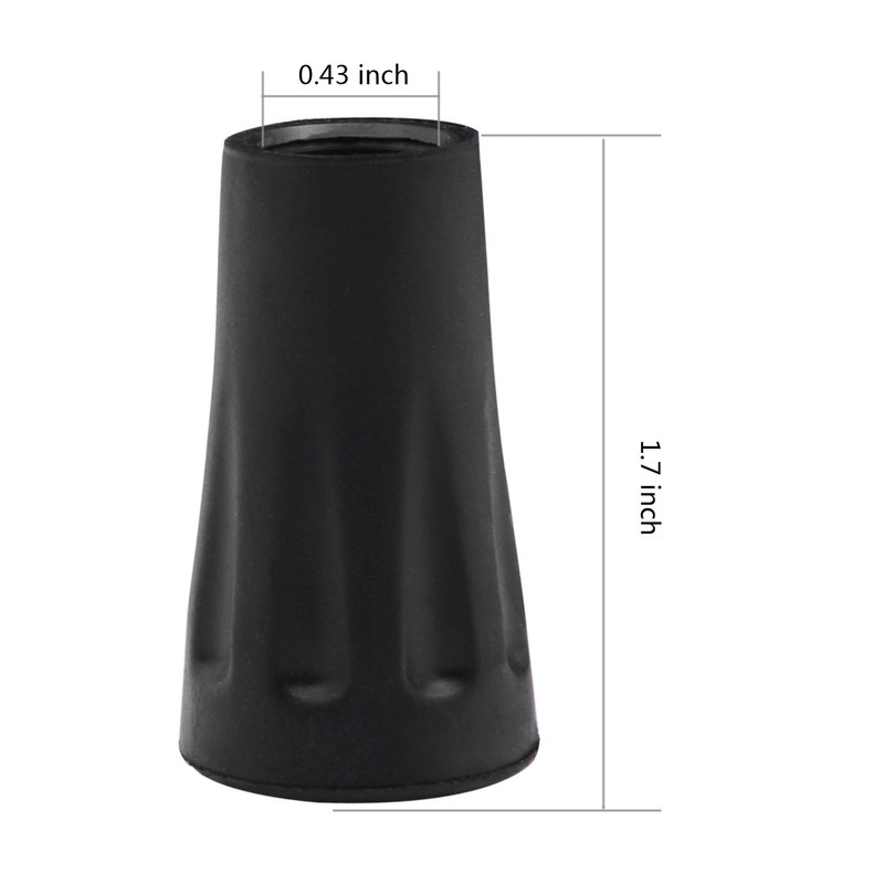 Oldhill 6-Pack Replacement Rubber Tips (Longer Caps) - Fits Most