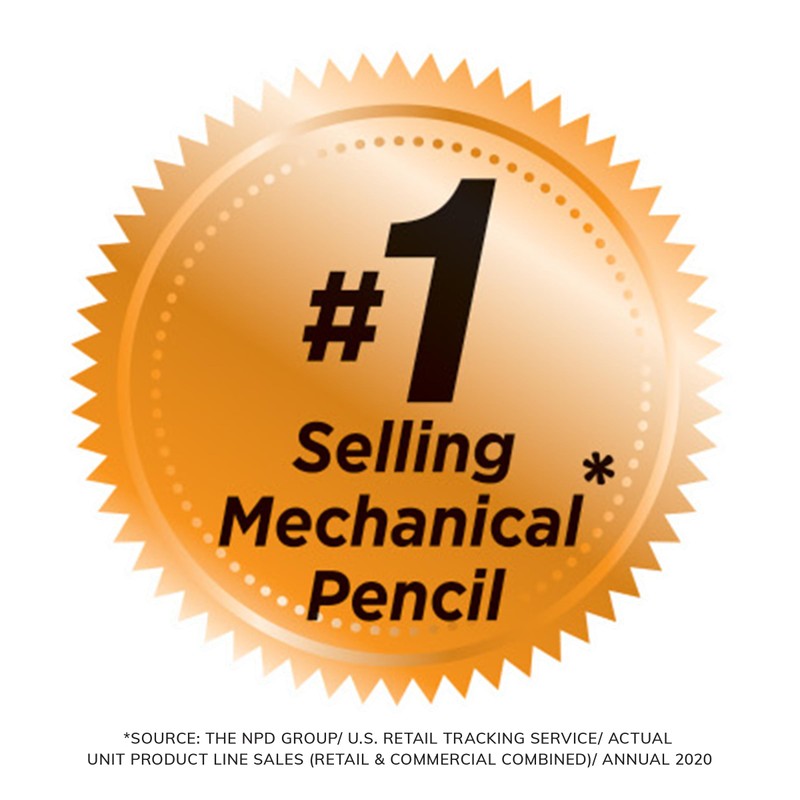 BIC Xtra-Smooth Mechanical Pencils with Erasers, Medium Point (0.7mm), 12-Count
