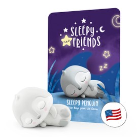 Tonies Sleepy Friends: White Noise from The Ocean Audio Toy Figurine Featuring Sleepy Penguin