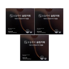 Starting today, 3 Slim Cafe 1500mg x 60 packets / 오늘부터 슬림카페 1500mg x 60포 3개